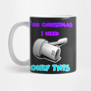 Merry chrismas, car guy, car enthusiast merry chrismas, happy holidays, 10mm socket wrench  (5) Mug